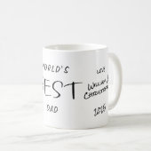 Best Pap Foto van de wereld Koffiemok (Voorkant rechts)