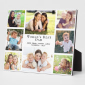 Best Pap Photo Collage ter wereld Fotoplaat (Zijkant)
