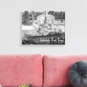Best Pap Vaderdag Canvas afdrukken (Insitu (Woonkamer))