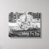 Best Pap Vaderdag Canvas afdrukken (Voorkant)