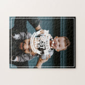 Best Pap Vaderdag Custom Photo van de wereld Legpuzzel (Horizontaal)