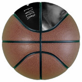 Best Papa Beer ooit - Aangepaste foto zwart-wit Basketbal (Rechts)