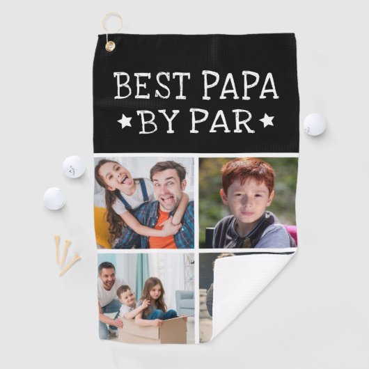 Best Papa door foto's kopiëren Golfhanddoek (Insitu)