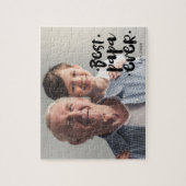 Best Papa Ever Custom Photo Gift From Grandchild Legpuzzel (Verticaal)