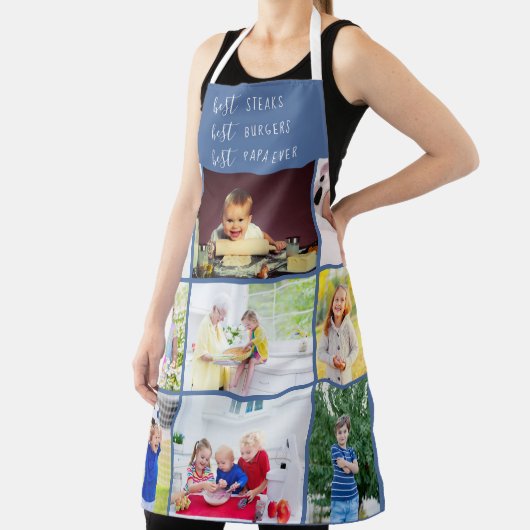 Best Papa Ever Editable 9 Foto Schort (Insitu)