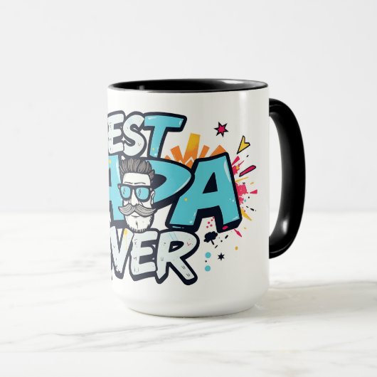 Best Papa Ever – Fathers Day Mugs Mok (Voorkant rechts)