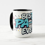 Best Papa Ever – Fathers Day Mugs Mok (Voorkant links)