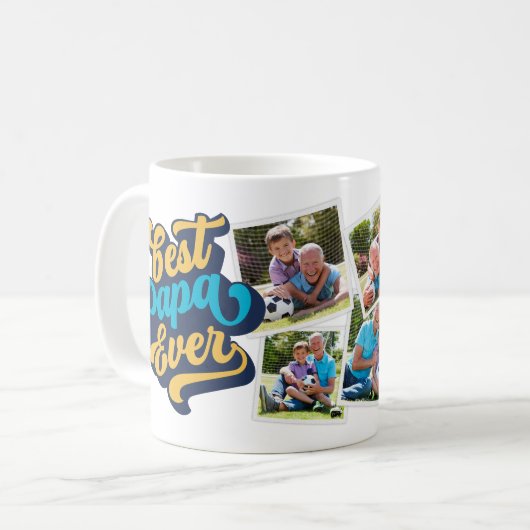 Best Papa Ever | Foto opa Koffiemok (Voorkant links)