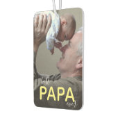 Best Papa Ever Grandpa en Baby Modern Handschrift Luchtverfrisser (Links)