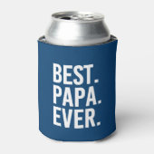 Best Papa Ever grappige koelbox voor opa Blikjeskoeler (Blikje Voorkant)