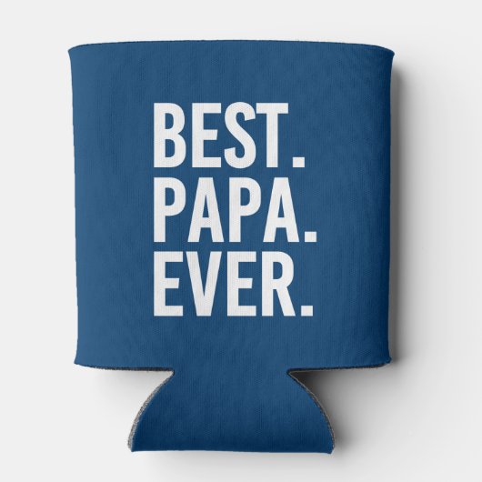 Best Papa Ever grappige koelbox voor opa Blikjeskoeler (Achterkant)