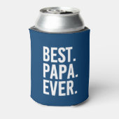 Best Papa Ever grappige koelbox voor opa Blikjeskoeler (Blikje Achterkant)