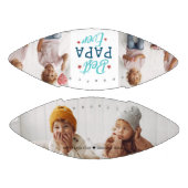 Best Papa Ever | Hand Lettered Photo Collage American Football (Panelen)