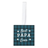 Best Papa Ever | Holiday Pset Foto Decoratie (Voorkant)