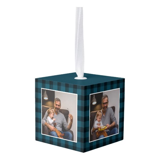 Best Papa Ever | Holiday Pset Foto Decoratie (Achter hoekig)