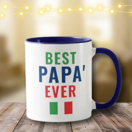 Best Papá Ever Italiaanse Vaderdag Mok