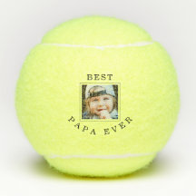 Best Papa Ever Lijst Child Photo Tennis Balls