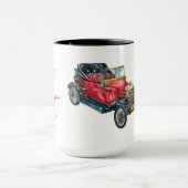 Best Papa Ever Retro Convertible Mok (Midden)