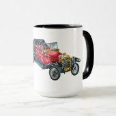 Best Papa Ever Retro Convertible Mok (Voorkant rechts)