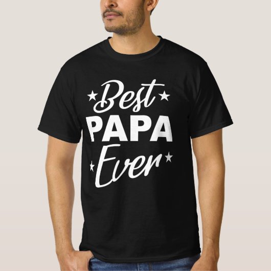 Best Papa Ever T-shirt (Voorkant)