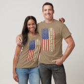 Best Papa Ever US American Flag Gifts For Fathers  T-shirt (Unisex)