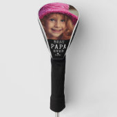 Best Papa Ever Vaderdag Foto Golfheadcover (Voorkant)