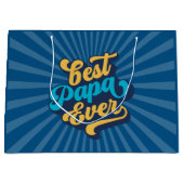 Best Papa Ever Vaderdag Groot Cadeauzakje (Voorkant)