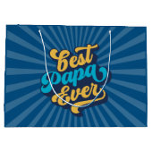 Best Papa Ever Vaderdag Groot Cadeauzakje (Achterkant)