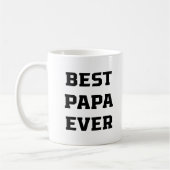 Best Papa Ever | Vette moderne tekst en foto's Koffiemok (Links)