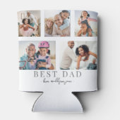 Best papa Foto Blikjeskoeler (Achterkant)