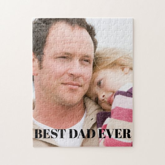 Best papa Foto Legpuzzel (Verticaal)