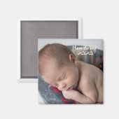 Best Papa Foto Magneet (Voorkant / Achterkant)