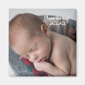 Best Papa Foto Magneet (Voorkant)