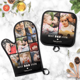 Best papa Foto Ovenwant & Pannenlap Set