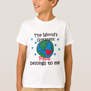 Best Papa hoort bij mij T-shirt