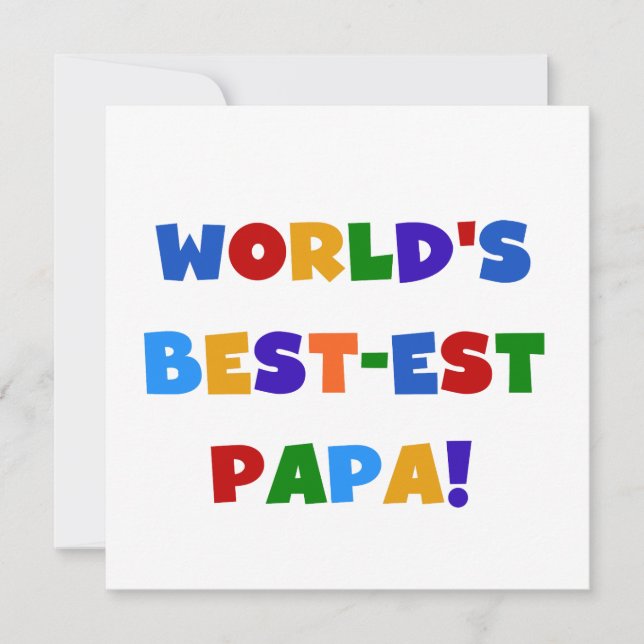Best Papa-overhemden en -cadeaus van Bright kleure (Voorkant)