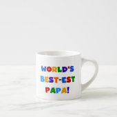 Best Papa-overhemden en -cadeaus van Bright kleure Espresso Kop (Rechts)