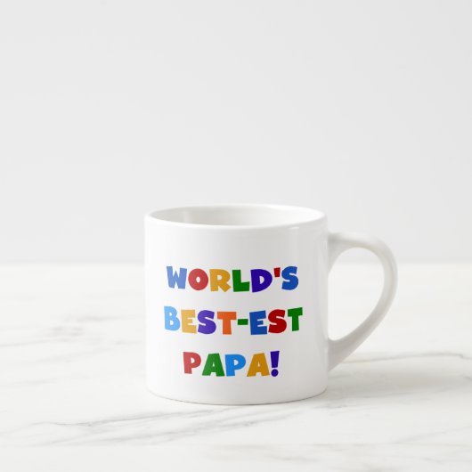Best Papa-overhemden en -cadeaus van Bright kleure Espresso Kop (Rechts)