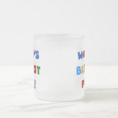 Best Papa-overhemden en -cadeaus van Bright kleure Matglas Koffiemok (Center)