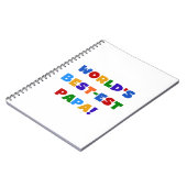 Best Papa-overhemden en -cadeaus van Bright kleure Notitieboek (Linkerzijde)