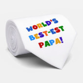Best Papa-overhemden en -cadeaus van Bright kleure Stropdas (Opgerold)