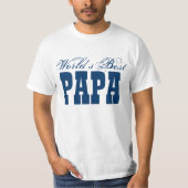 Best Papa T shirt ter wereld (Voorkant)