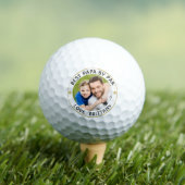 BEST PAPA VAN PAR Foto-gepersonaliseerde Golfballs Golfballen (Insitu Shirt)