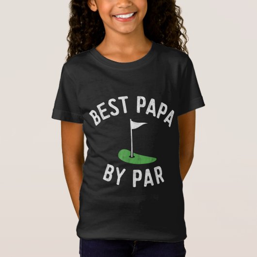 Best Papa van Par Funny Golf Vaderdag Grandpa G T-shirt (Voorkant)
