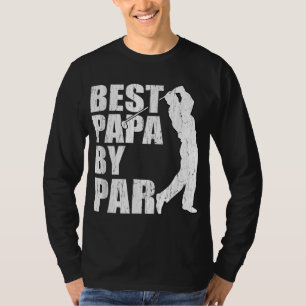 Best Papa van Par Funny Golf Vaderdag Grandpa G T-shirt