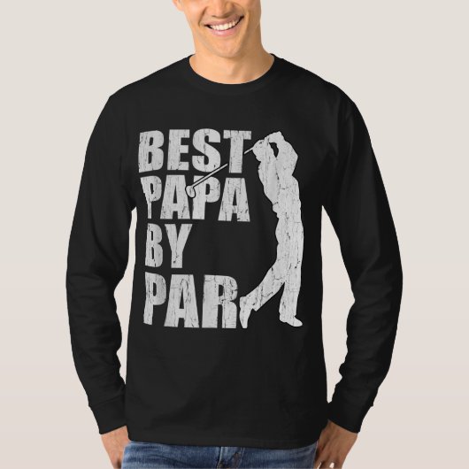 Best Papa van Par Funny Golf Vaderdag Grandpa G T-shirt (Voorkant)