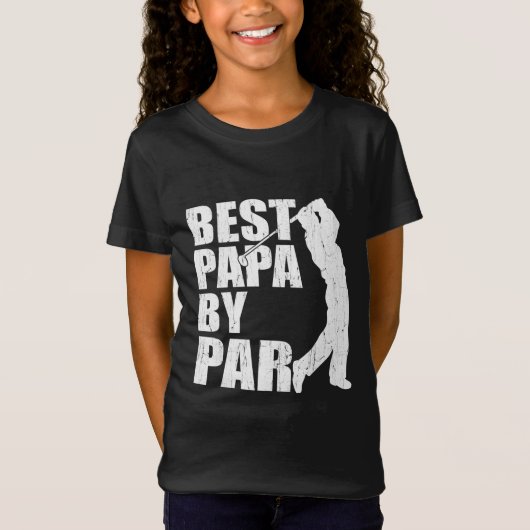 Best Papa van Par Funny Golf Vaderdag Grandpa G T-shirt (Voorkant)