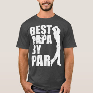 Best Papa van Par Funny Golf Vaderdag Grandpa T-shirt