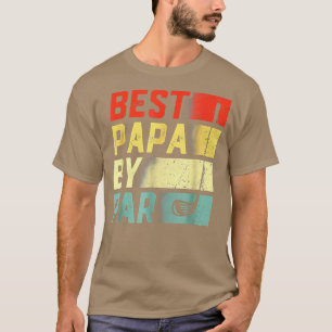 Best Papa van Par Golf Lover Gift Funny Vader's D T-shirt