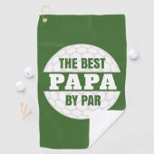 Best Papa van Par Golfers Funny Pun Golfhanddoek